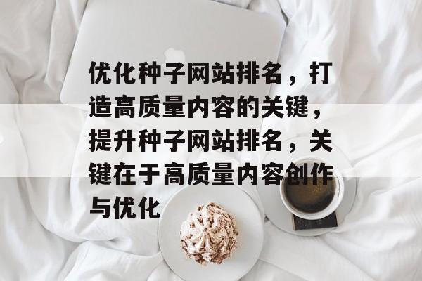 优化种子网站排名，打造高质量内容的关键，提升种子网站排名，关键在于高质量内容创作与优化
