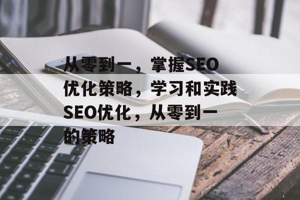 从零到一，掌握SEO优化策略，学习和实践SEO优化，从零到一的策略