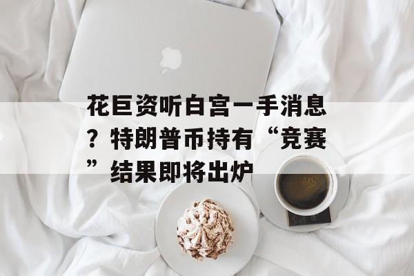 花巨资听白宫一手消息？特朗普币持有“竞赛”结果即将出炉