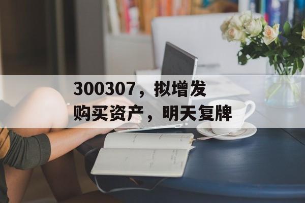 300307，拟增发购买资产，明天复牌