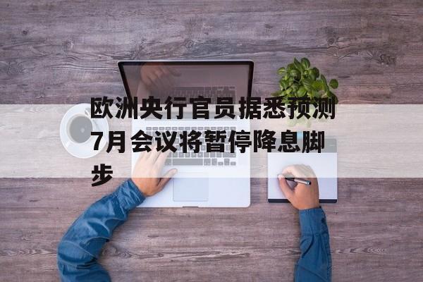 欧洲央行官员据悉预测7月会议将暂停降息脚步