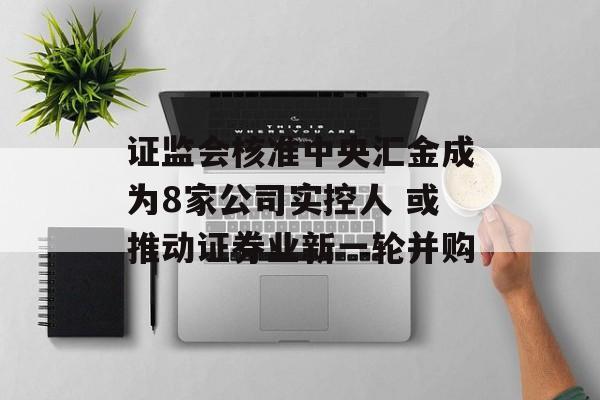 证监会核准中央汇金成为8家公司实控人 或推动证券业新一轮并购