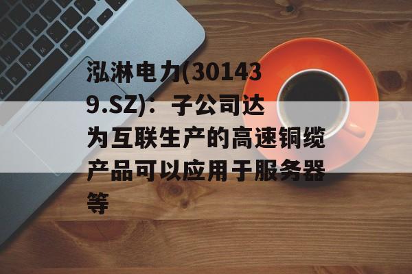 泓淋电力(301439.SZ)：子公司达为互联生产的高速铜缆产品可以应用于服务器等