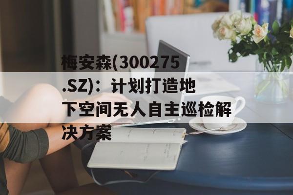 梅安森(300275.SZ)：计划打造地下空间无人自主巡检解决方案