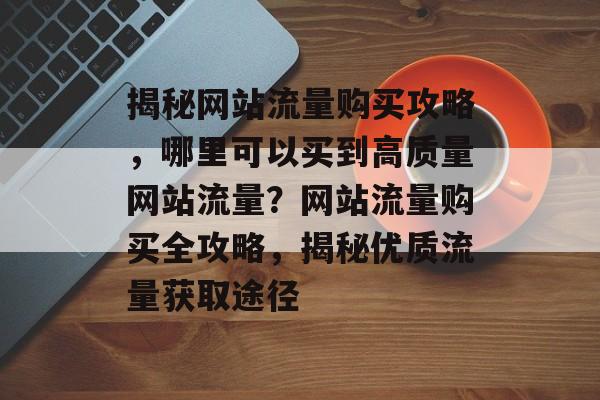揭秘网站流量购买攻略，哪里可以买到高质量网站流量？网站流量购买全攻略，揭秘优质流量获取途径