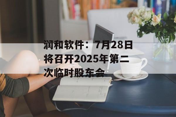 润和软件：7月28日将召开2025年第二次临时股东会