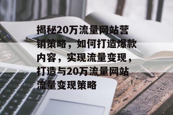揭秘20万流量网站营销策略，如何打造爆款内容，实现流量变现，打造与20万流量网站流量变现策略