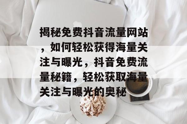 揭秘免费抖音流量网站，如何轻松获得海量关注与曝光，抖音免费流量秘籍，轻松获取海量关注与曝光的奥秘