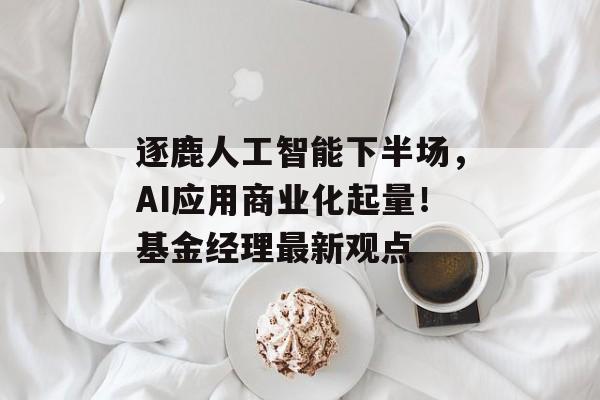 逐鹿人工智能下半场，AI应用商业化起量！基金经理最新观点