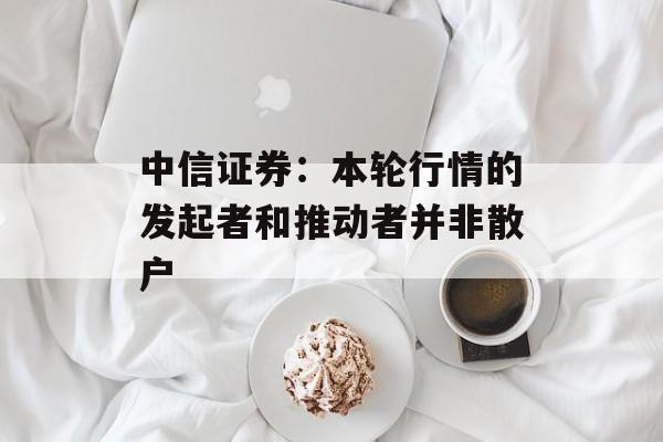 中信证券：本轮行情的发起者和推动者并非散户