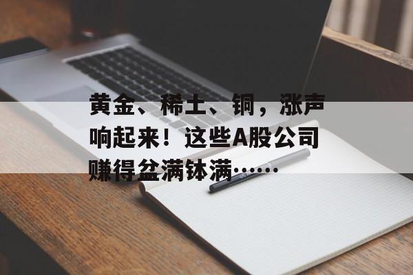 黄金、稀土、铜，涨声响起来！这些A股公司赚得盆满钵满……