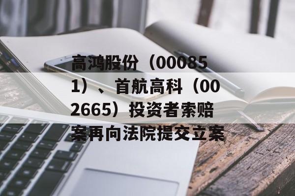 高鸿股份（000851）、首航高科（002665）投资者索赔案再向法院提交立案