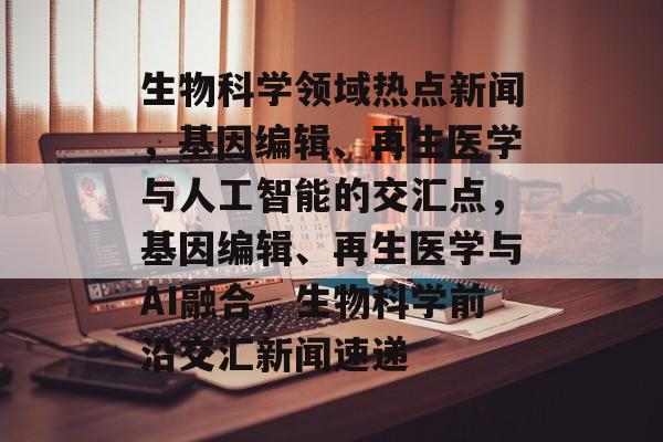 生物科学领域热点新闻，基因编辑、再生医学与人工智能的交汇点，基因编辑、再生医学与AI融合，生物科学前沿交汇新闻速递